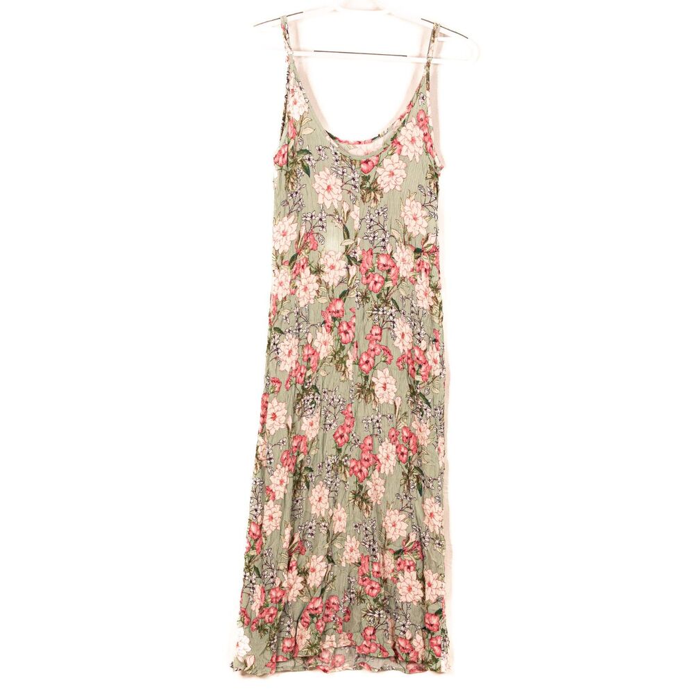 Forever 21 Sleeveless Floral Crinkle Dress